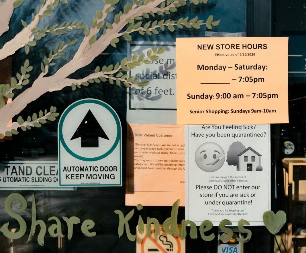 COVID store hours