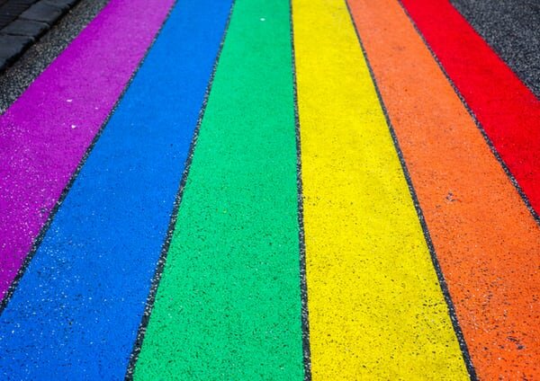 rainbow sidewalk