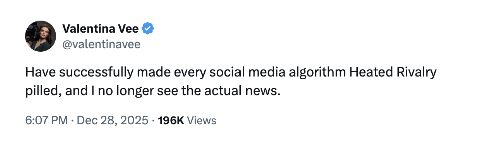 Screenshot of tweet