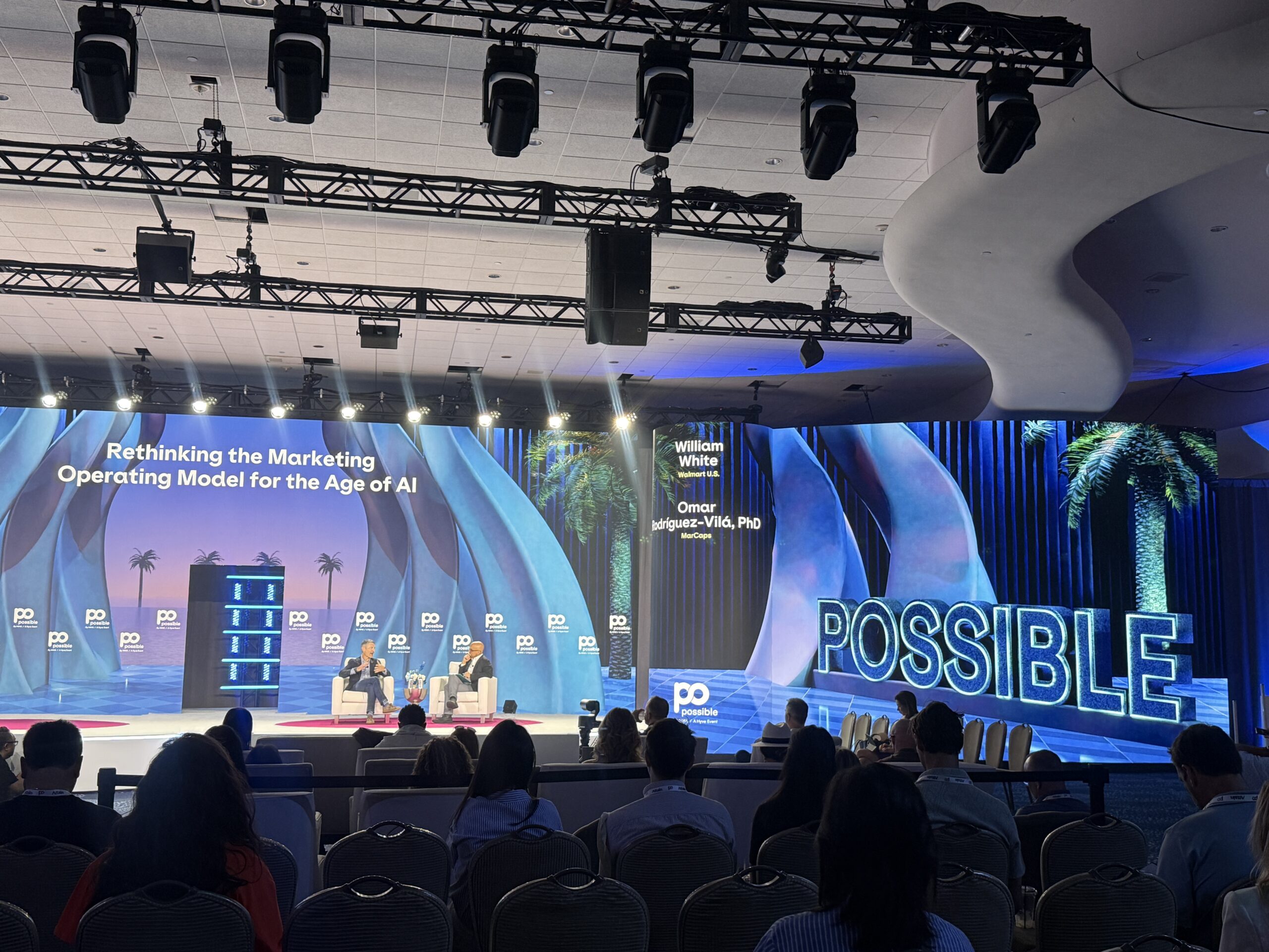 A photo of the stage at POSSIBLE 2026