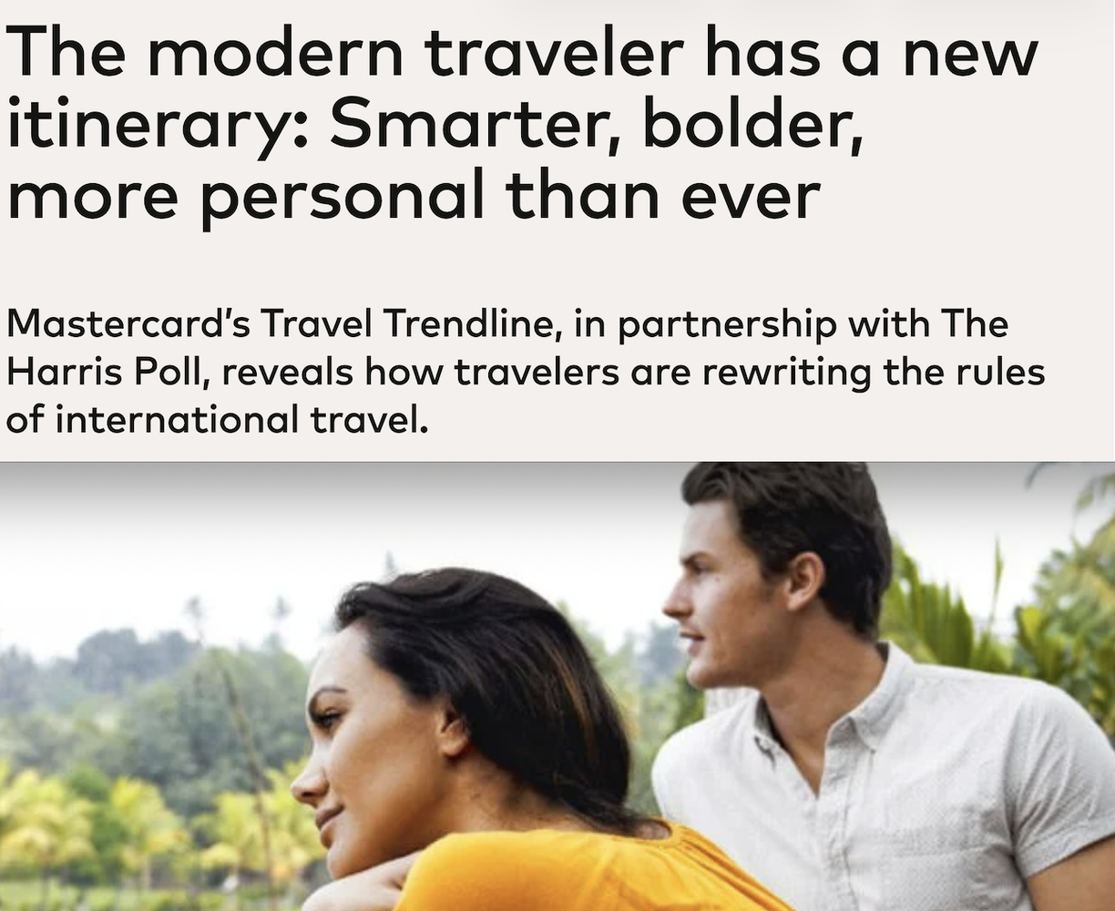 Mastercard-Harris Poll Travel Trendline May, 2026