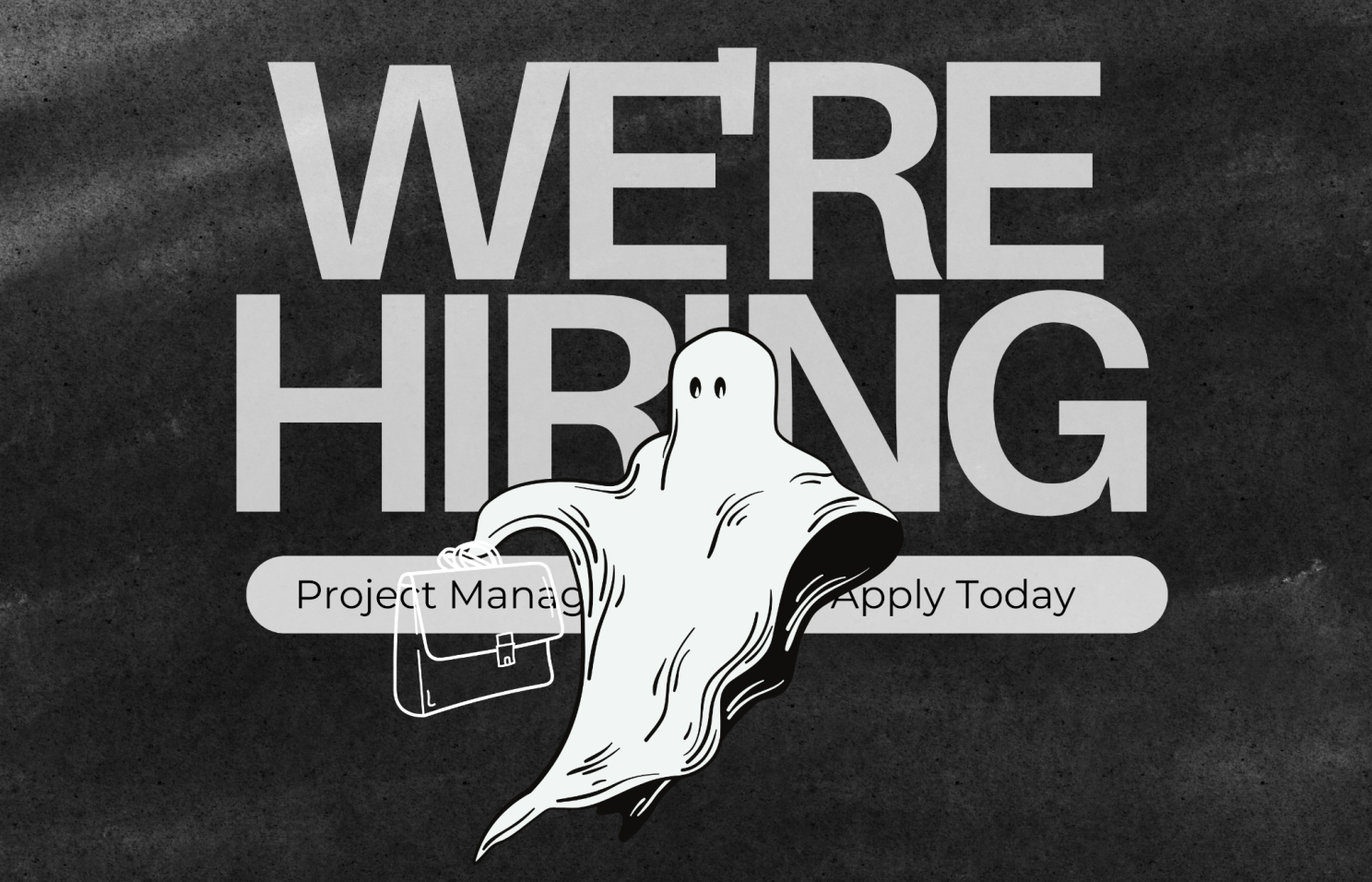 We're Hiring ghost image