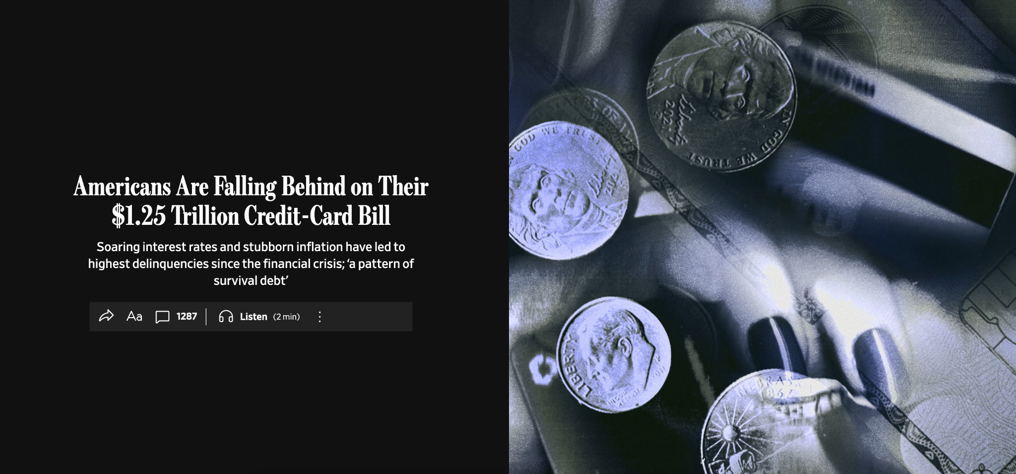 Credit Card debt graphic