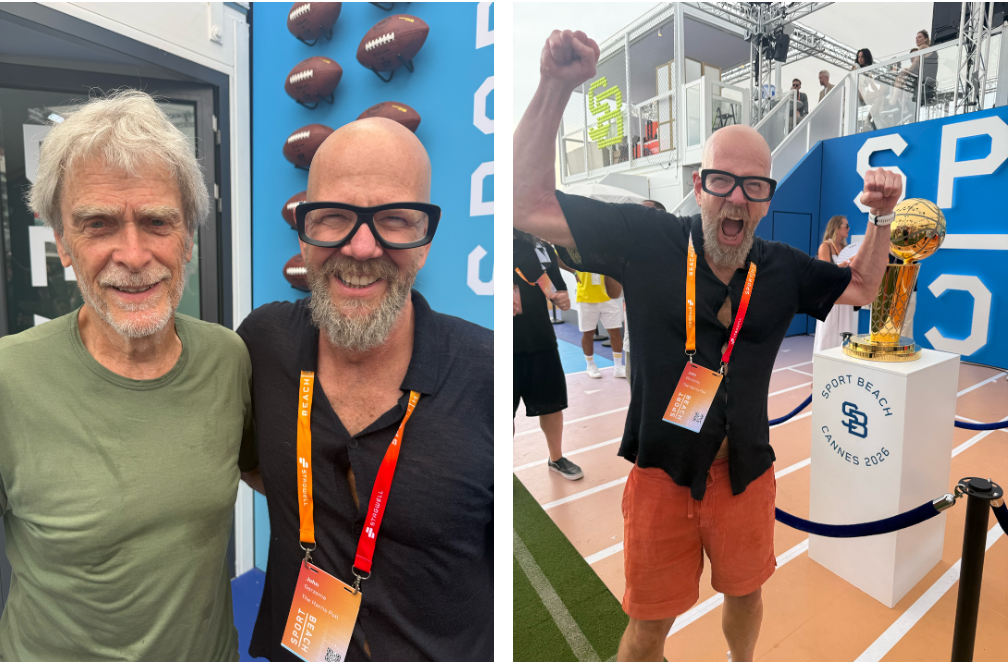 John Gerzema at Cannes SPORT BEACH