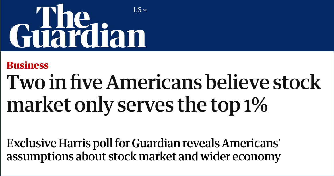 Screenshot of The Guardian article